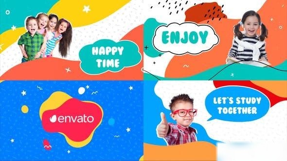 Videohive Kids Slideshow || After Effects Openers template preview
