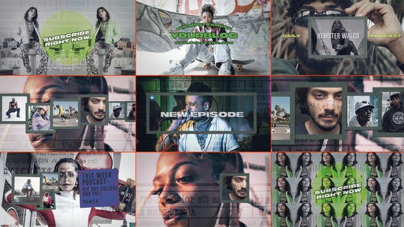 Videohive Podcast Trailer Openers template preview