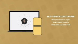 Videohive After Effects Flat Search Logo Opener for PC and Mobile Logo Stings template preview