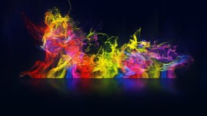 Videohive Rainbow Particles Logo Reveal Logo Stings template preview