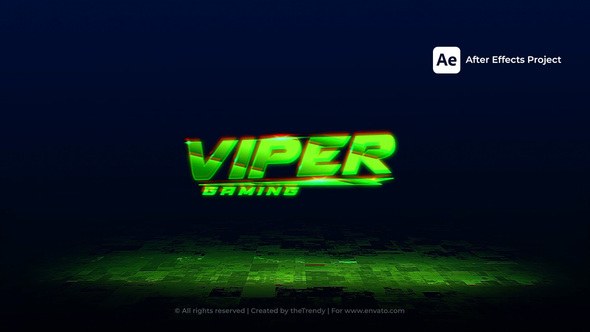 Videohive Glitch Logo Reveal 50406315 Logo Stings template preview