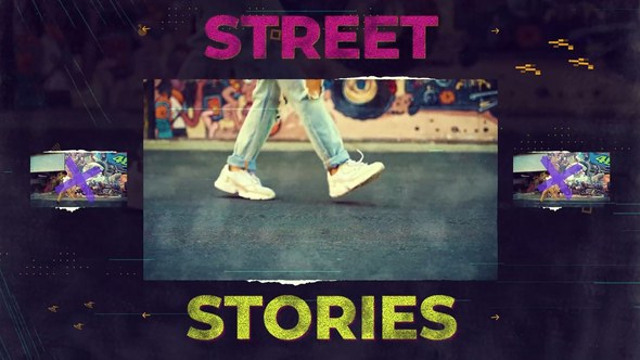 Videohive Grit & Groove Urban Slides Titles template preview