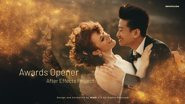 Videohive Awards Slideshow Opener Video Displays template preview