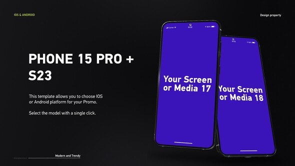 Videohive Phone 15 Pro | S23 App Promo Product Promo template preview