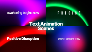 Videohive Text Animation Scenes 60878685 Titles template preview