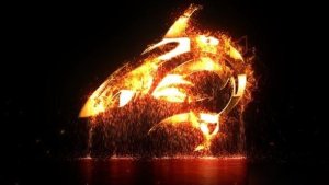 Videohive Burning Particles Logo Opener Openers template preview