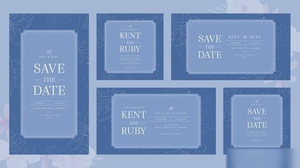 Videohive Sunflowers Wedding Invitation Openers template preview
