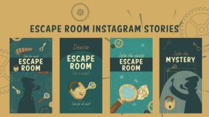 Videohive Escape room instagram stories Video Displays template preview