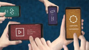 Smartphone App Presentation Promo Video Displays template preview