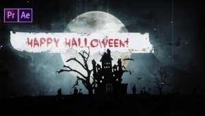 Halloween Intro Premiere Pro template preview