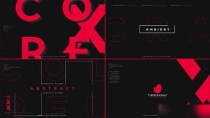 Videohive Typographic Logo Intro Openers template preview