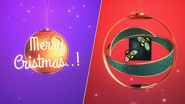 Videohive Merry Christmas Ball Logo Logo Stings template preview