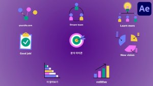 Videohive Analytics Icons for After Effects Titles template preview