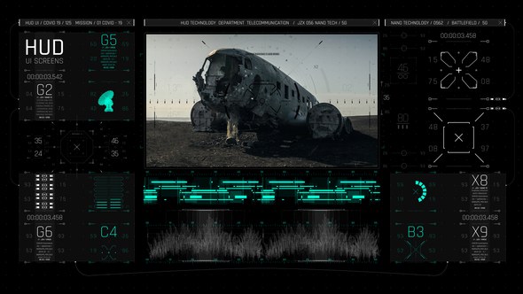 Videohive HUD UI Game Interface 05 Elements template preview