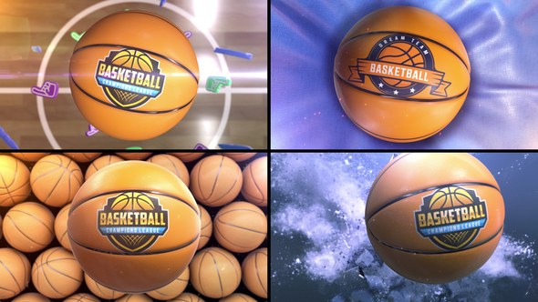 Videohive Basketball Bumper (4 bumpers) Logo Stings template preview