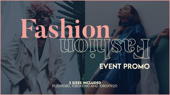 Videohive Fashion Event Promo 44312211 Product Promo template preview