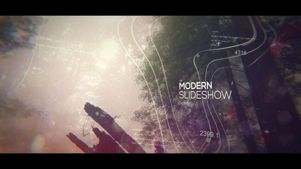Digital Flow Modern Slideshow Video Displays template preview