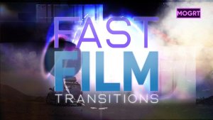 Fast Film Transitions | MOGRT Premiere Pro template preview