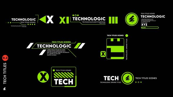 Videohive Technological Titles V 0.2 Titles template preview