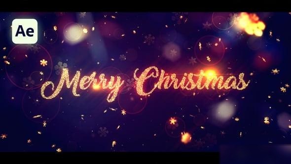 Videohive Christmas Titles & Greetings Openers template preview