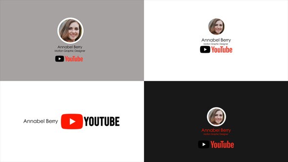 Videohive Youtube Logo Pack V2 Logo Stings template preview