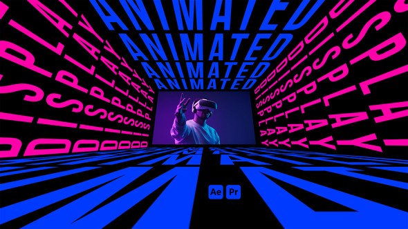 Videohive Titles Animated Display Horizontal Titles template preview