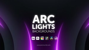 Videohive Arc Lights Backgrounds Elements template preview