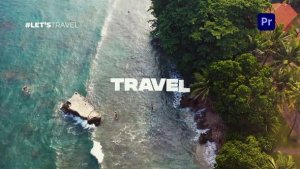 Travel Opener Intro | MOGRT Premiere Pro template preview