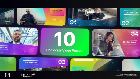 Videohive Corporate Typography Vol. 05 Titles template preview