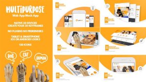 Videohive Multipurpose Web App Mock App Product Promo template preview