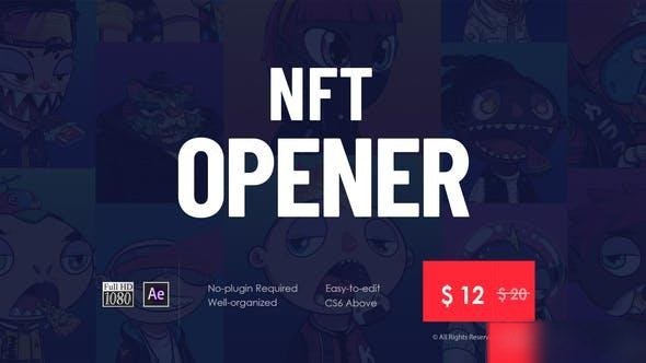Videohive NFT Opener - NFT Intro Openers template preview