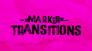 Videohive Marker Transitions 58273399 Elements template preview