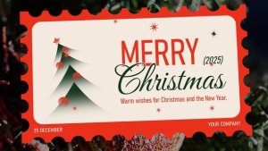 Videohive Christmas & New Year Greetings 61105655 Video Displays template preview