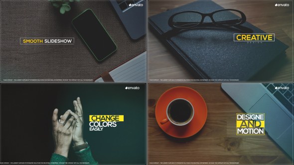 Videohive Smooth Slideshow Video Displays template preview