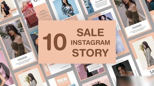 Videohive Sales Instagram Story Openers template preview