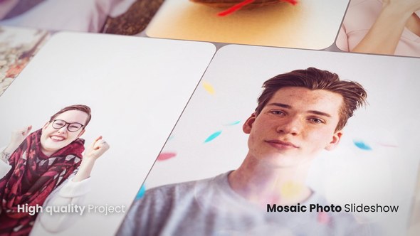Videohive Mosaic Photo Slideshow 53893148 Openers template preview