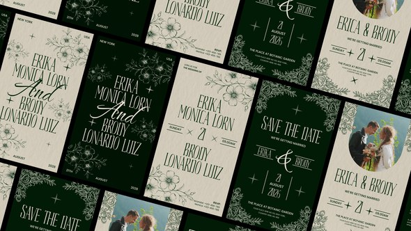 Videohive Wedding Invitation Ater Effects Elements template preview