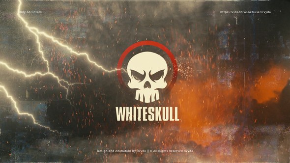 Videohive Dark Grunge Cinematic Logo Intro Logo Stings template preview