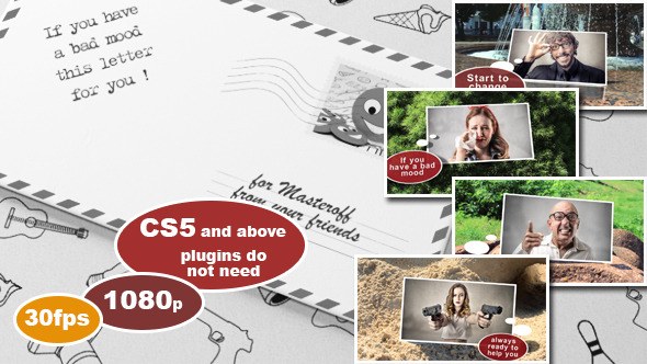 Videohive Letter For You Video Displays template preview