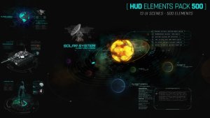 Hud Elements Pack Video Displays template preview
