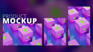 Videohive 3D Product Mockup plus Vertical Product Promo template preview