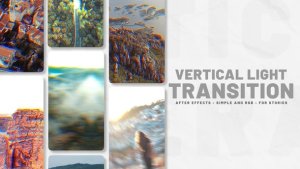 Videohive Vertical Light Transition Elements template preview