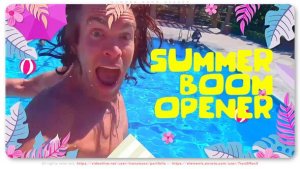 Videohive Summer Boom Opener Video Displays template preview