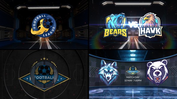 Videohive Soccer VS 4 Logo Stings template preview
