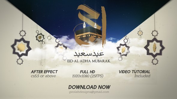 Videohive Eid - AL - Adha Ramadan template preview