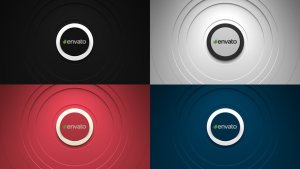Clean Sound - Logo Reveal Video Displays template preview