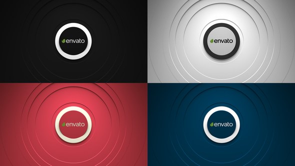 Clean Sound - Logo Reveal Video Displays template preview