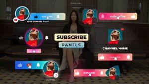 Videohive Subscribe Panels 42463039 Titles template preview