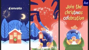 Videohive Christmas Snow Globe for After Effects Openers template preview