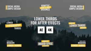 Videohive Lower Thirds 4.0 | After Effects Titles template preview